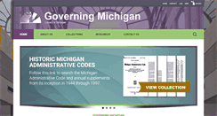 Desktop Screenshot of governingmichigan.org